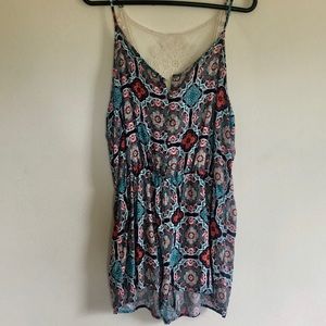 Rue 21 Romper with a sheer back